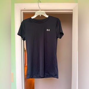 Women’s Under Armour Black “Heatgear” T-Shirt